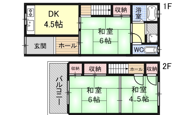 3dk 1階 大阪市平野区長吉出戸４丁目の空室状況 賃貸住宅サービス