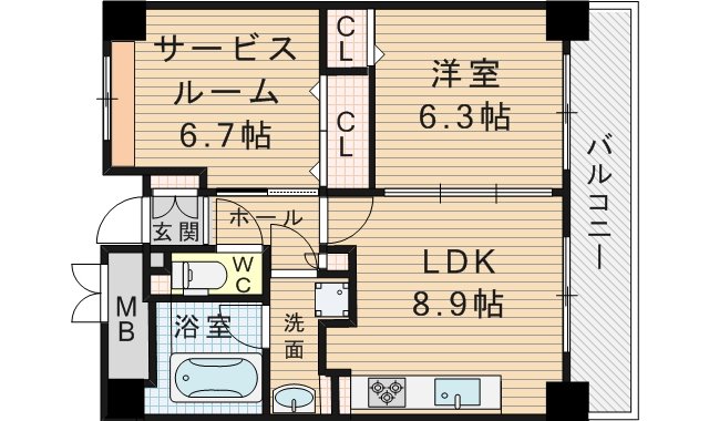 フィールドライト新大阪 1号室の空室状況 11 5万円 2ldk 52 97 2階 大阪府大阪 市淀川区宮原の賃貸物件情報 賃貸住宅サービス